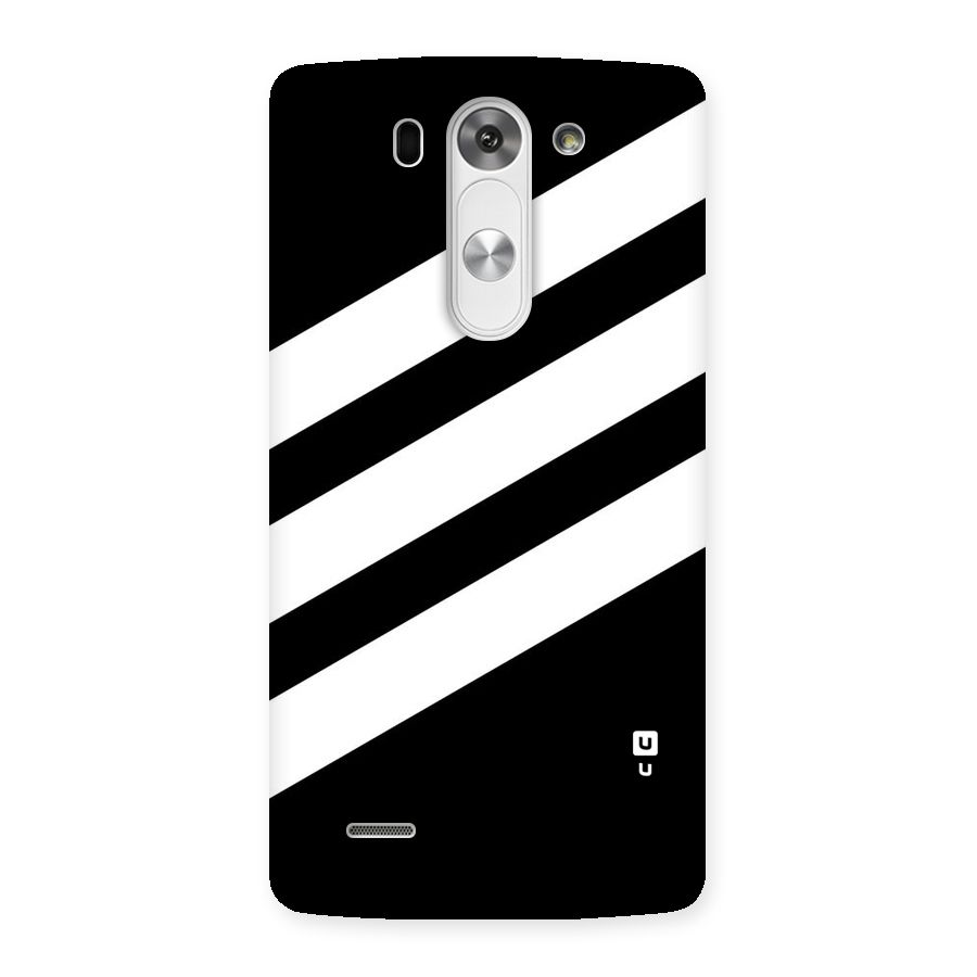 Diagonal Classic Stripes Back Case for LG G3 Beat