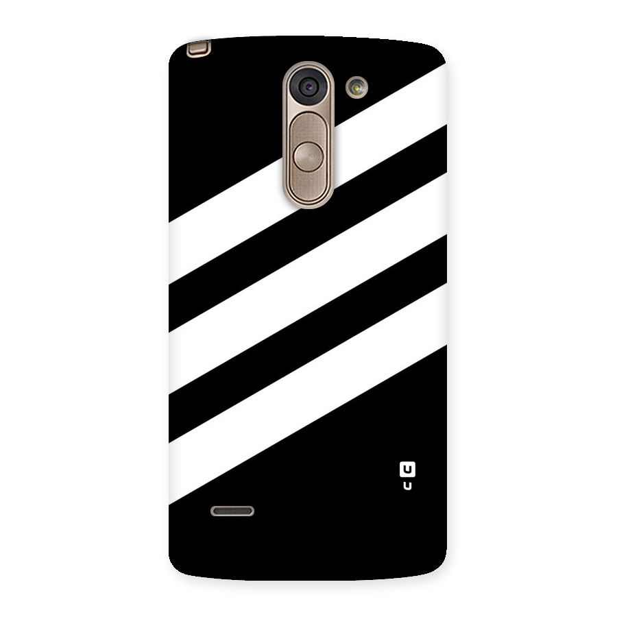 Diagonal Classic Stripes Back Case for LG G3 Stylus