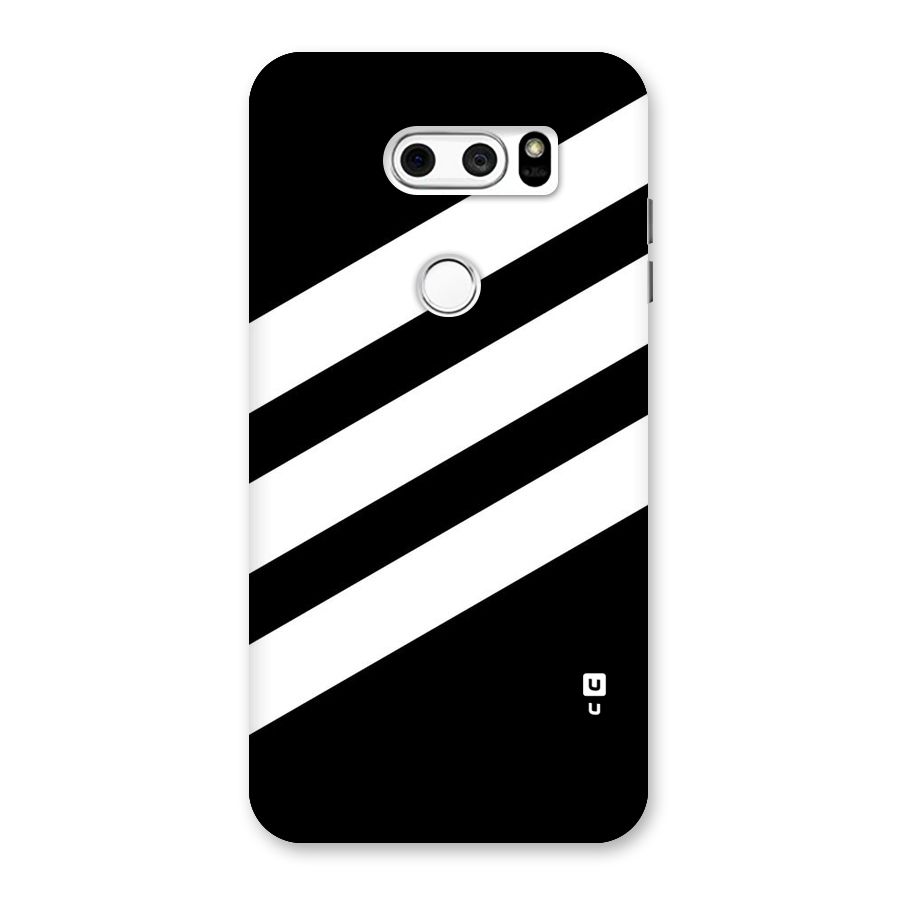 Diagonal Classic Stripes Back Case for LG V30