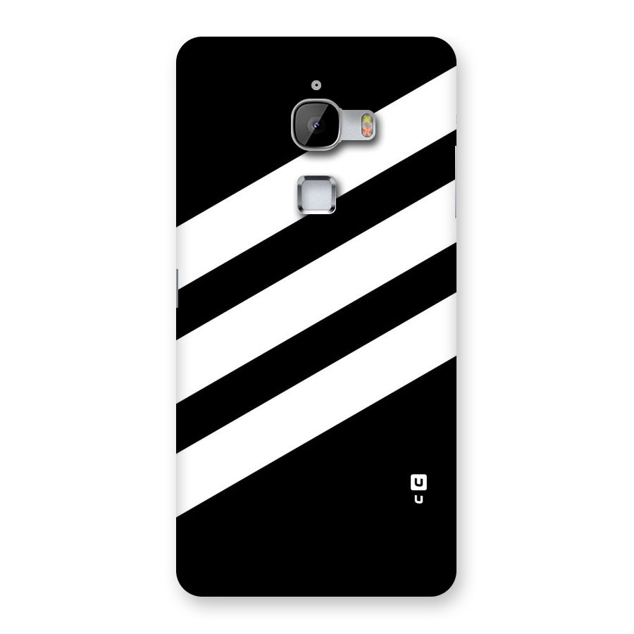 Diagonal Classic Stripes Back Case for LeTv Le Max
