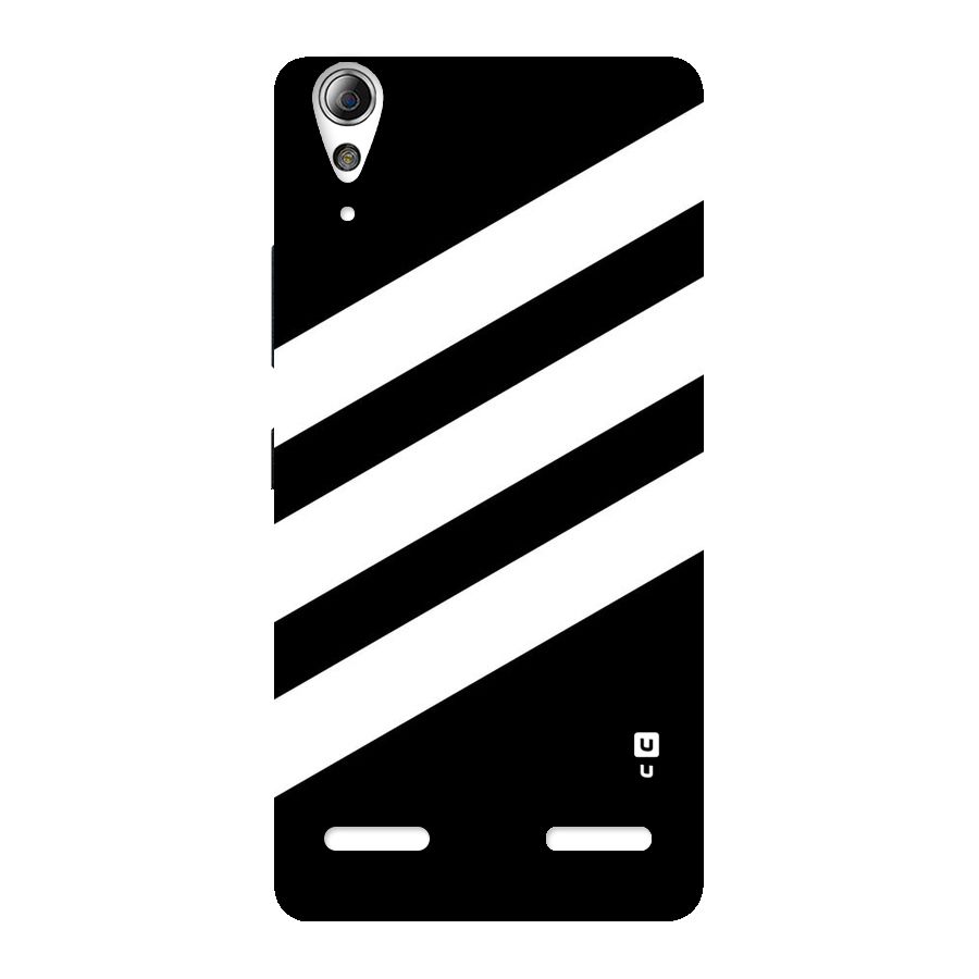 Diagonal Classic Stripes Back Case for Lenovo A6000 Plus