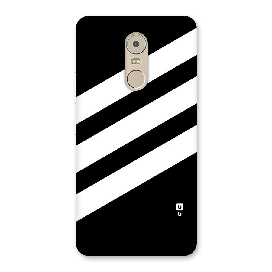 Diagonal Classic Stripes Back Case for Lenovo K6 Note