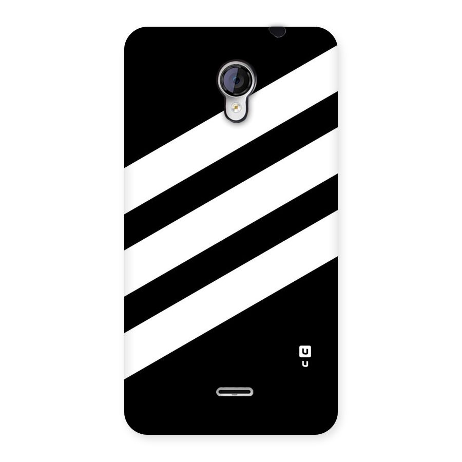 Diagonal Classic Stripes Back Case for Micromax Unite 2 A106