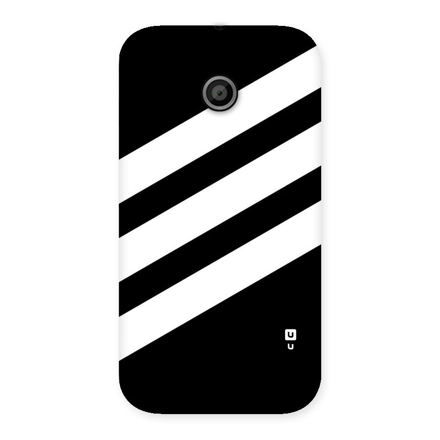 Diagonal Classic Stripes Back Case for Moto E