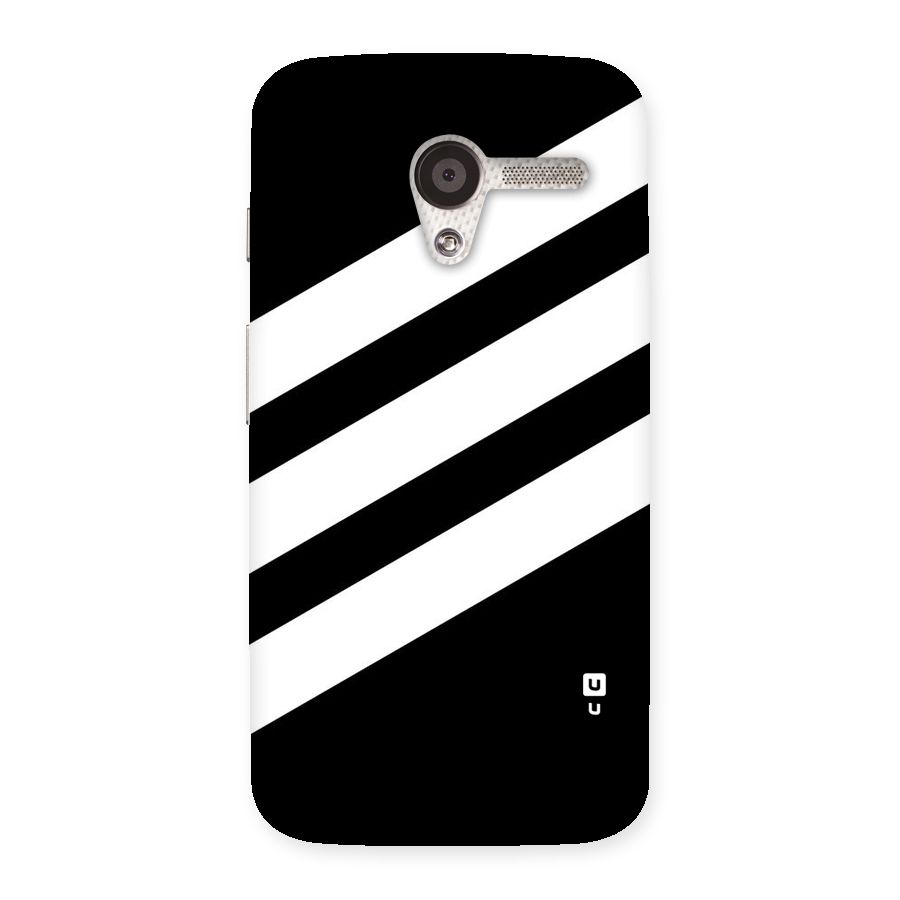 Diagonal Classic Stripes Back Case for Moto X