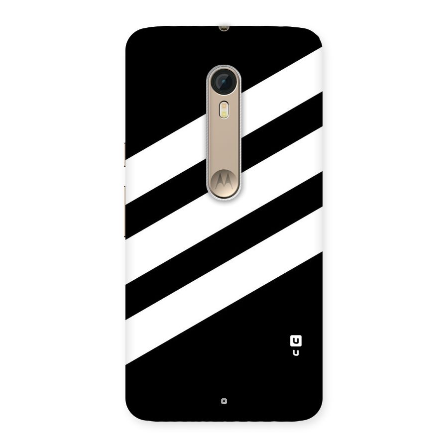 Diagonal Classic Stripes Back Case for Motorola Moto X Style