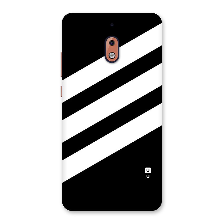 Diagonal Classic Stripes Back Case for Nokia 2.1