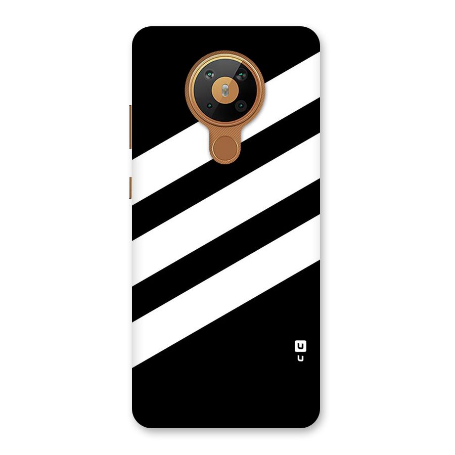 Diagonal Classic Stripes Back Case for Nokia 5.3