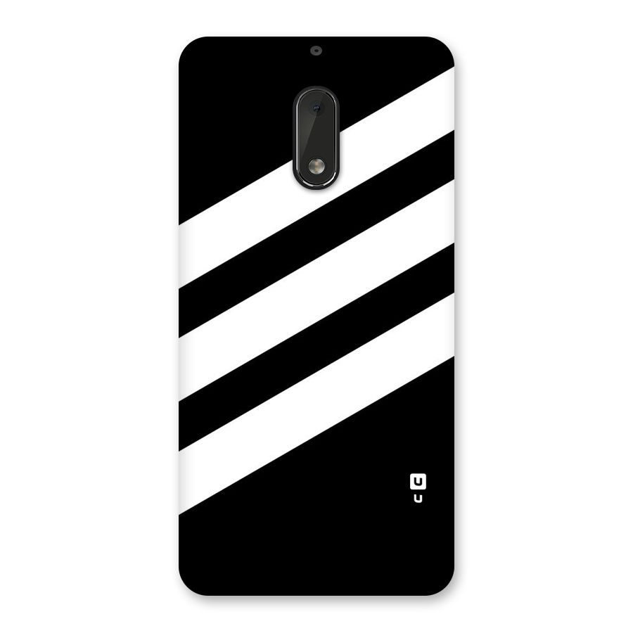 Diagonal Classic Stripes Back Case for Nokia 6