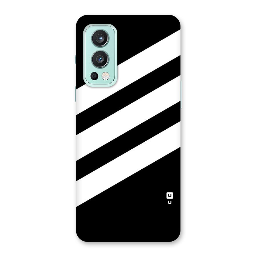 Diagonal Classic Stripes Back Case for OnePlus Nord 2 5G