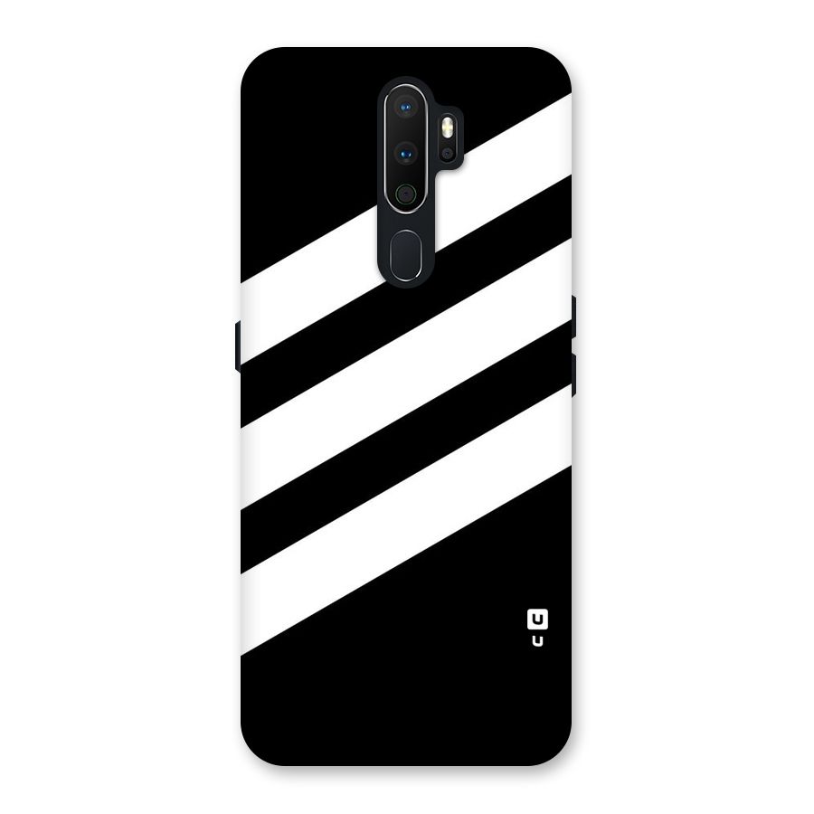 Diagonal Classic Stripes Back Case for Oppo A5 (2020)