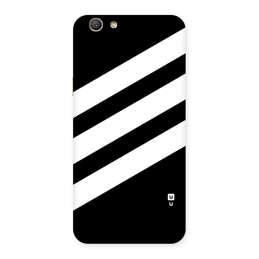 Diagonal Classic Stripes Back Case for Oppo F1s