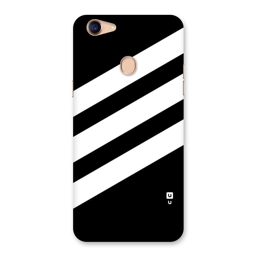 Diagonal Classic Stripes Back Case for Oppo F5