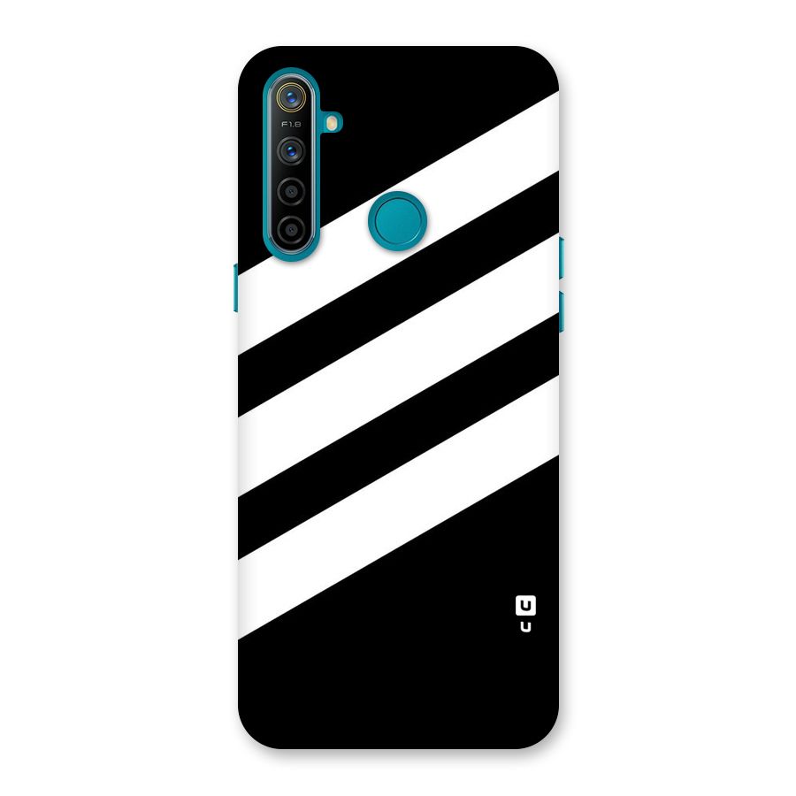 Diagonal Classic Stripes Back Case for Realme 5i