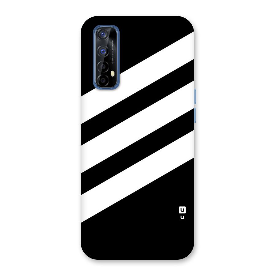 Diagonal Classic Stripes Back Case for Realme 7