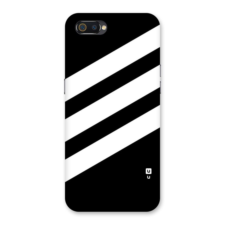 Diagonal Classic Stripes Back Case for Realme C2