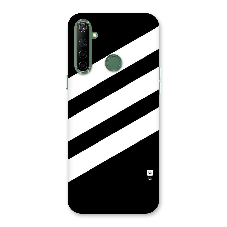 Diagonal Classic Stripes Back Case for Realme Narzo 10