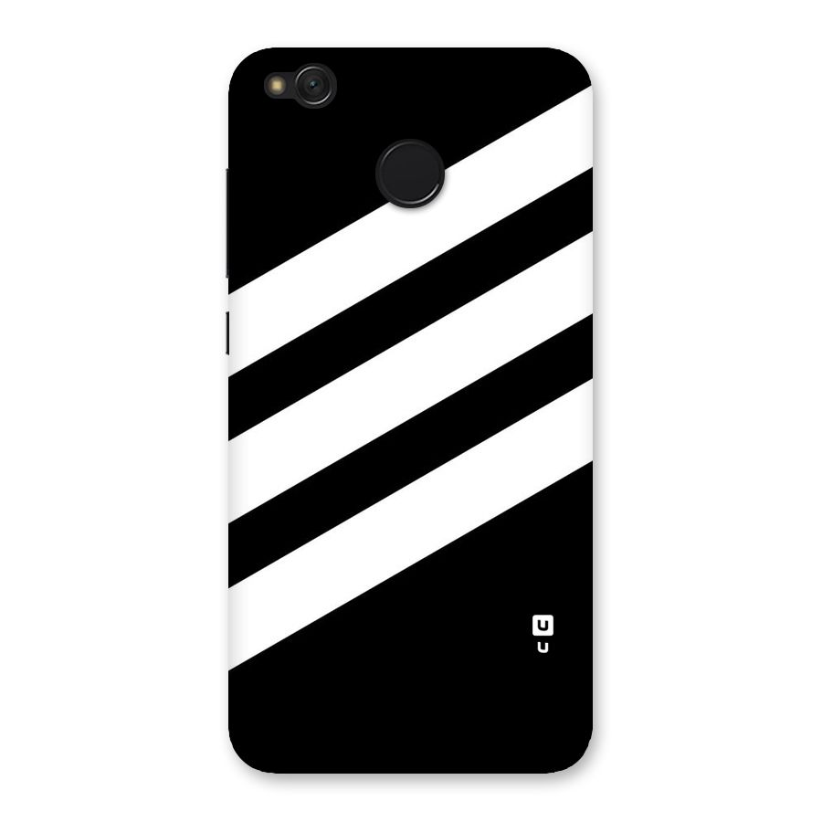 Diagonal Classic Stripes Back Case for Redmi 4