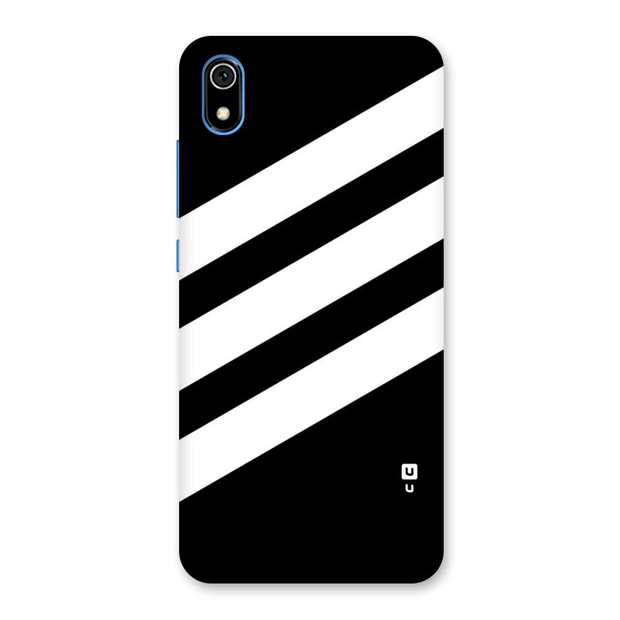 Diagonal Classic Stripes Back Case for Redmi 7A