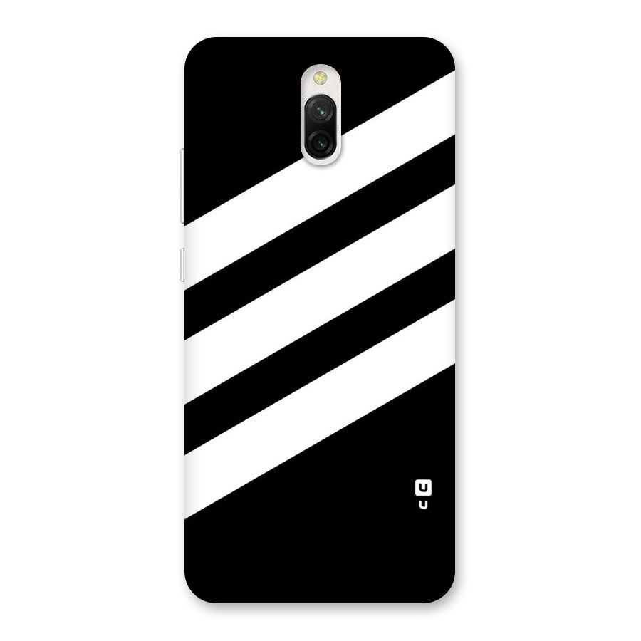 Diagonal Classic Stripes Back Case for Redmi 8A Dual