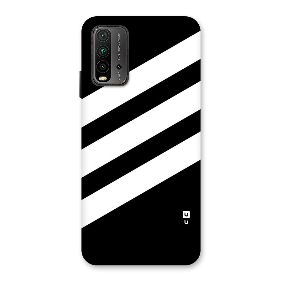 Diagonal Classic Stripes Back Case for Redmi 9 Power