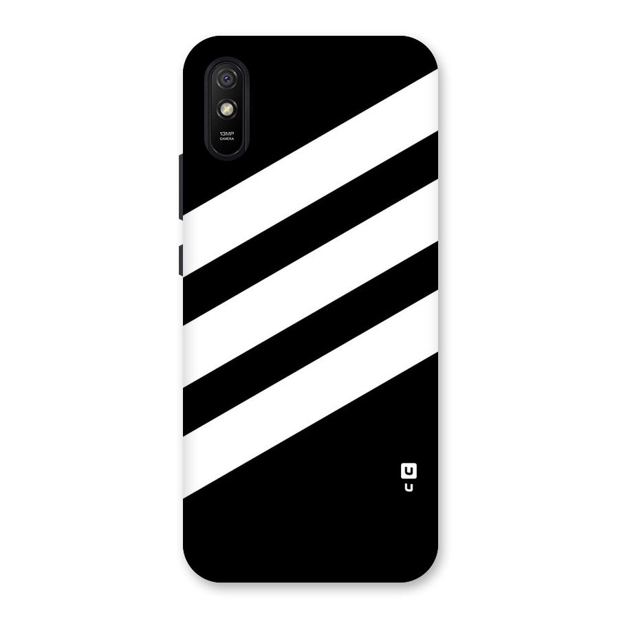 Diagonal Classic Stripes Back Case for Redmi 9i