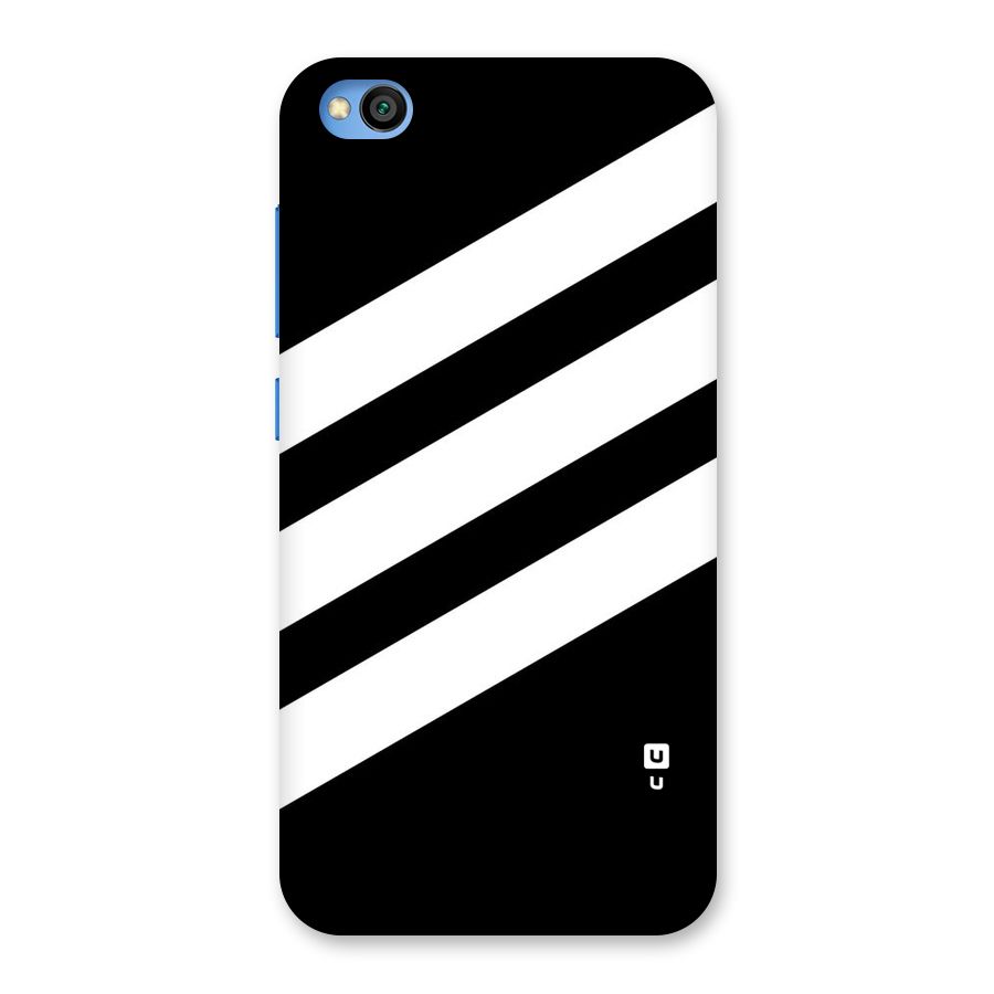 Diagonal Classic Stripes Back Case for Redmi Go