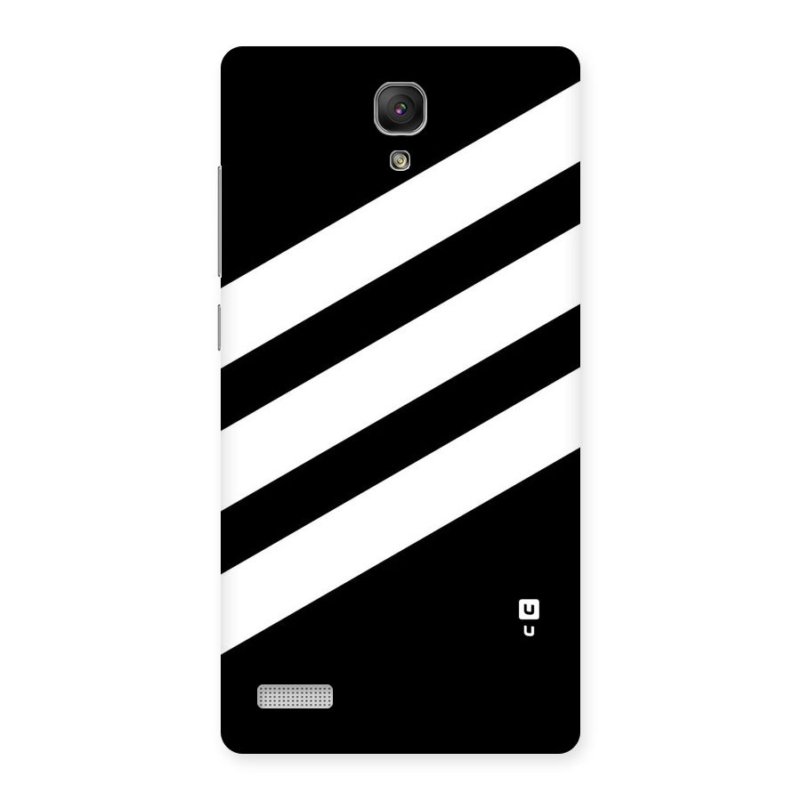 Diagonal Classic Stripes Back Case for Redmi Note
