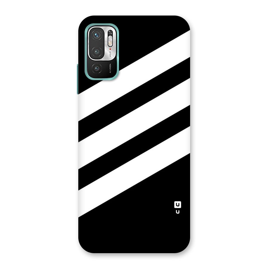 Diagonal Classic Stripes Back Case for Redmi Note 10T 5G