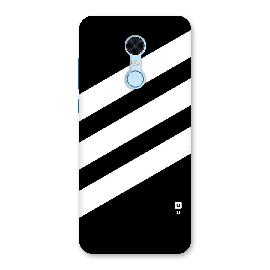 Diagonal Classic Stripes Back Case for Redmi Note 5