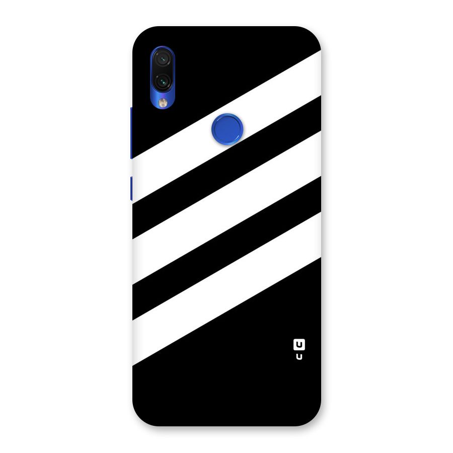 Diagonal Classic Stripes Back Case for Redmi Note 7S