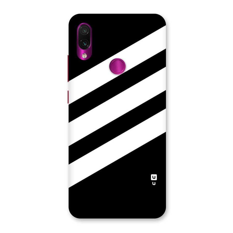 Diagonal Classic Stripes Back Case for Redmi Note 7 Pro
