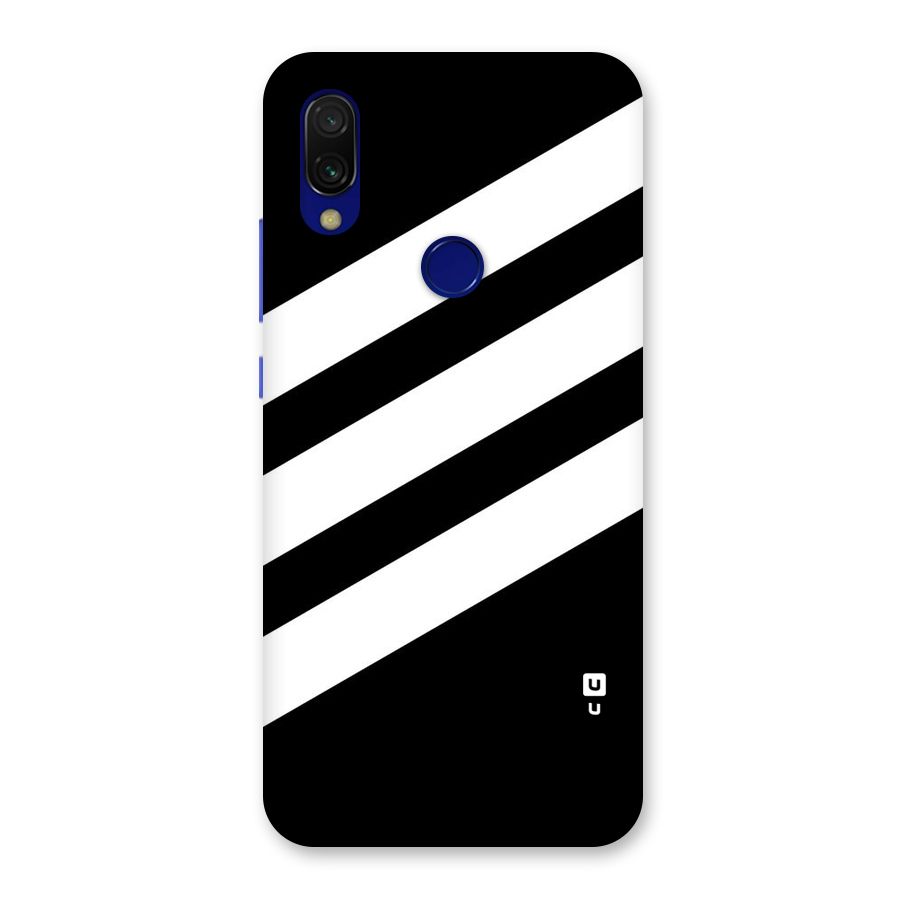 Diagonal Classic Stripes Back Case for Redmi Y3