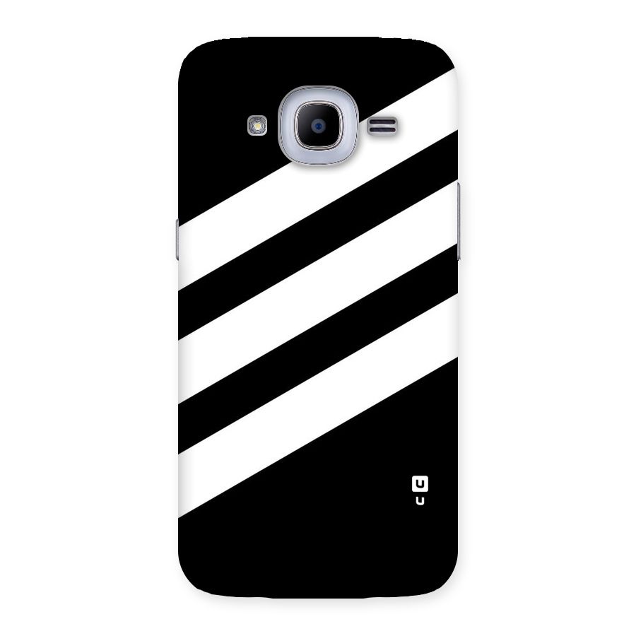 Diagonal Classic Stripes Back Case for Samsung Galaxy J2 2016