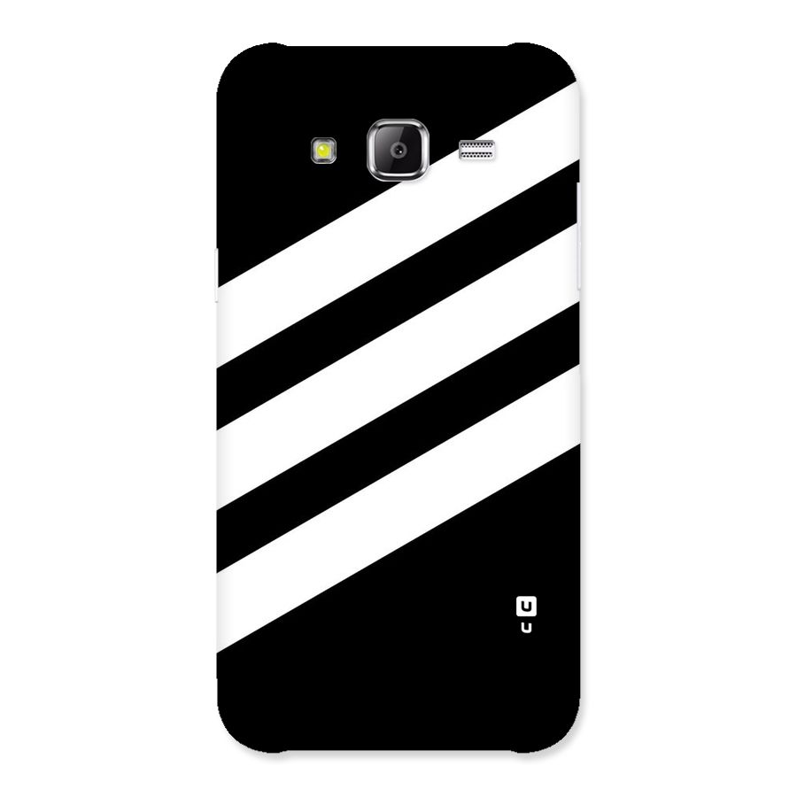 Diagonal Classic Stripes Back Case for Samsung Galaxy J5