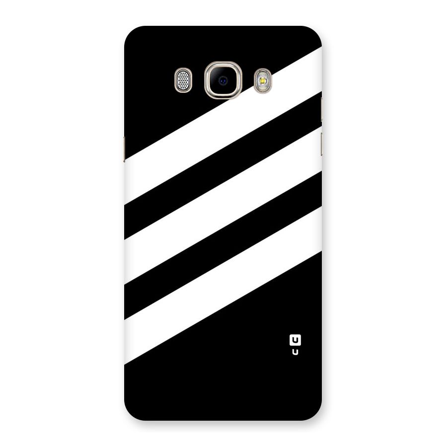 Diagonal Classic Stripes Back Case for Samsung Galaxy J7 2016