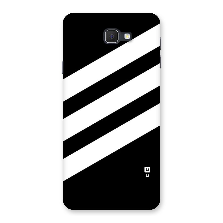 Diagonal Classic Stripes Back Case for Samsung Galaxy J7 Prime