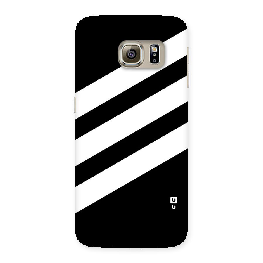 Diagonal Classic Stripes Back Case for Samsung Galaxy S6 Edge