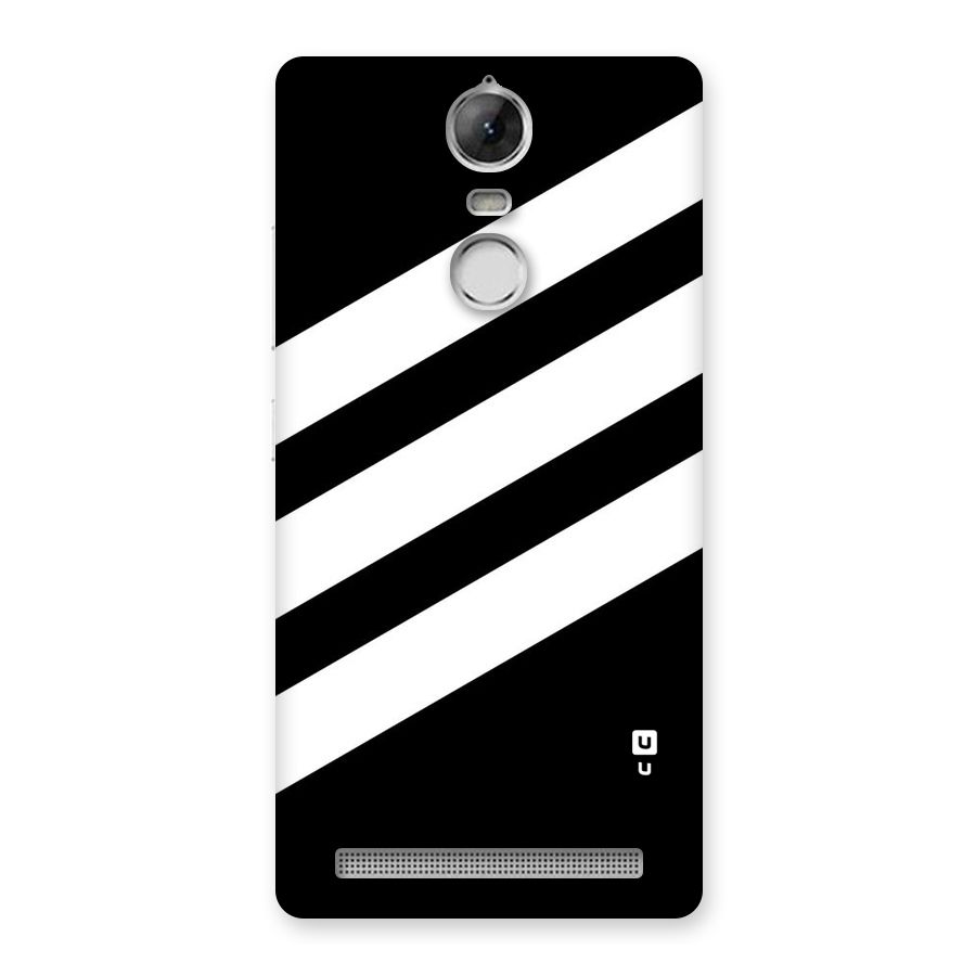 Diagonal Classic Stripes Back Case for Vibe K5 Note