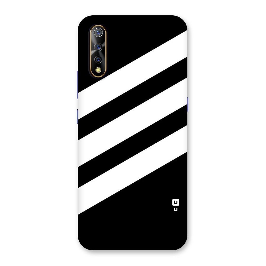 Diagonal Classic Stripes Back Case for Vivo S1