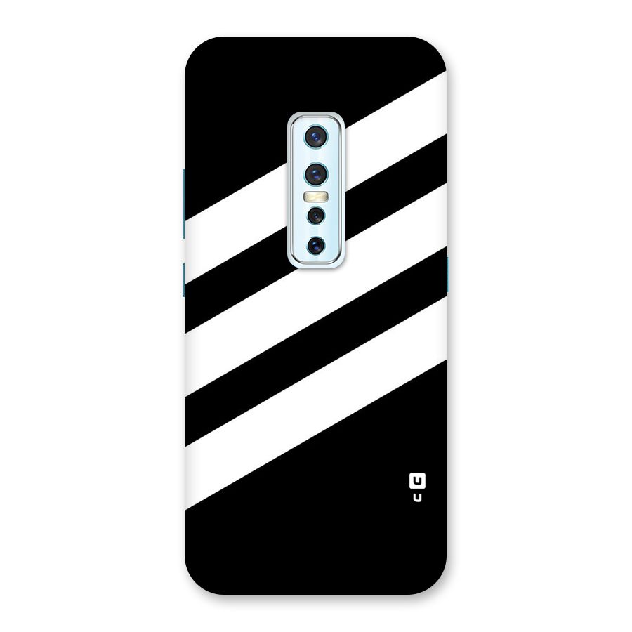 Diagonal Classic Stripes Back Case for Vivo V17 Pro