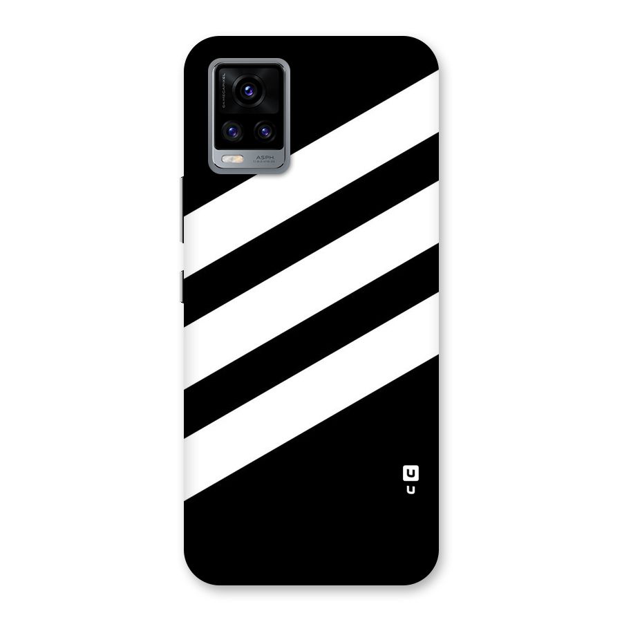 Diagonal Classic Stripes Back Case for Vivo V20