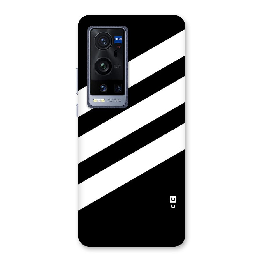 Diagonal Classic Stripes Back Case for Vivo X60 Pro Plus