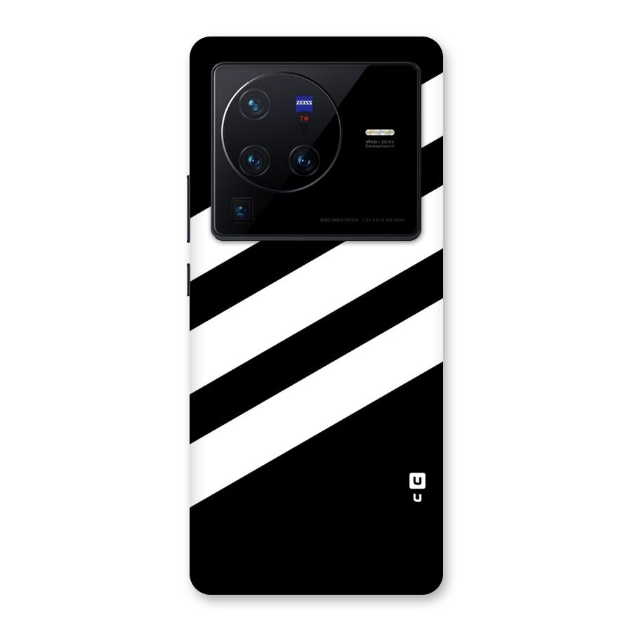 Diagonal Classic Stripes Back Case for Vivo X80 Pro