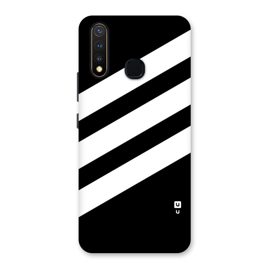Diagonal Classic Stripes Back Case for Vivo Y19