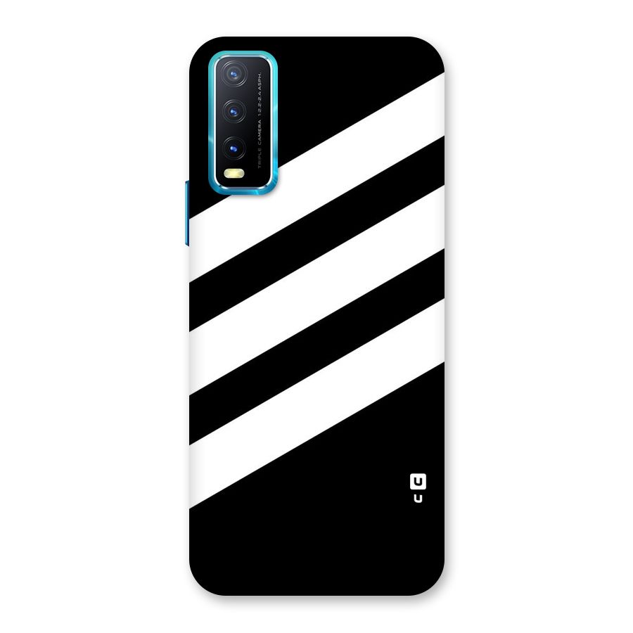 Diagonal Classic Stripes Back Case for Vivo Y20A