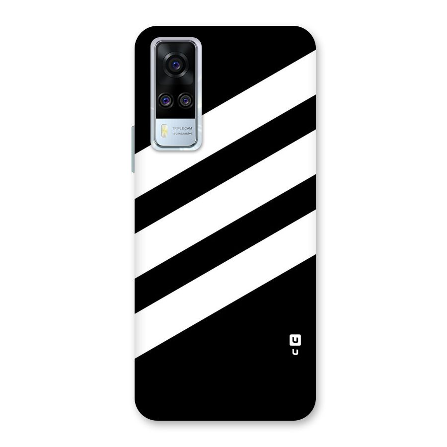 Diagonal Classic Stripes Back Case for Vivo Y31