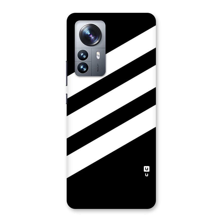 Diagonal Classic Stripes Back Case for Xiaomi 12 Pro