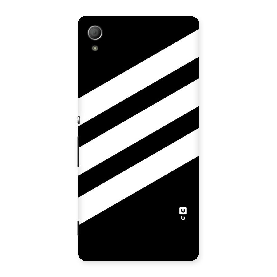 Diagonal Classic Stripes Back Case for Xperia Z4