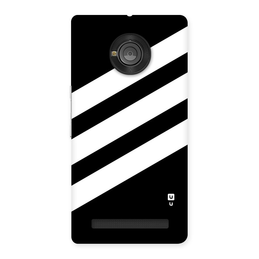 Diagonal Classic Stripes Back Case for Yu Yuphoria